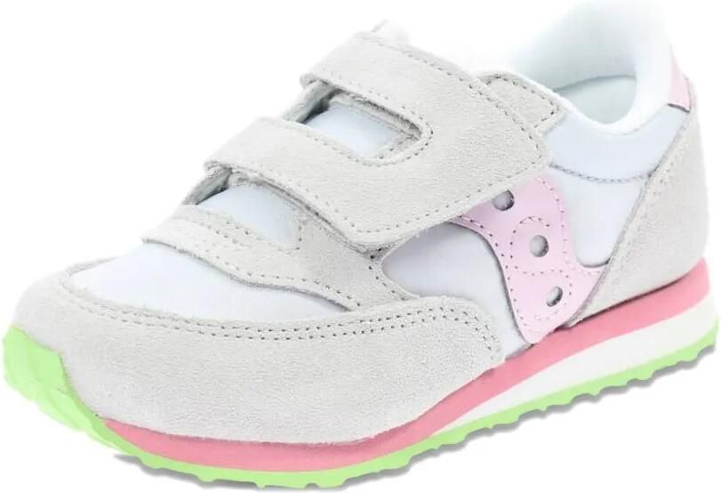 Saucony Kids Jazz sneakers met klittenband Grijs