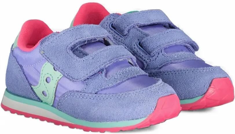 Saucony Kids Jazz touch-strap sneakers Paars