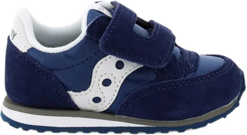 Saucony Kids touch-strap sneakers Blauw