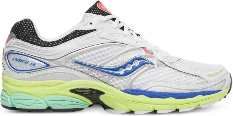 Saucony Omni 9 sneakers met mesh vlak Wit