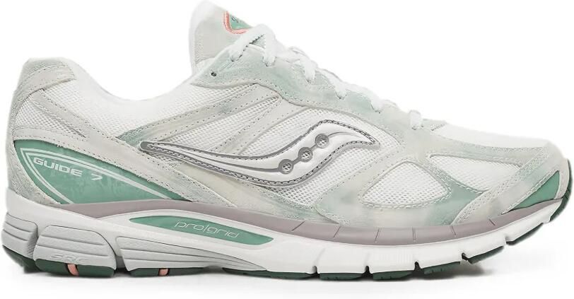 Saucony Progrid Guide 7 low-top sneakers met mesh vlakken Wit