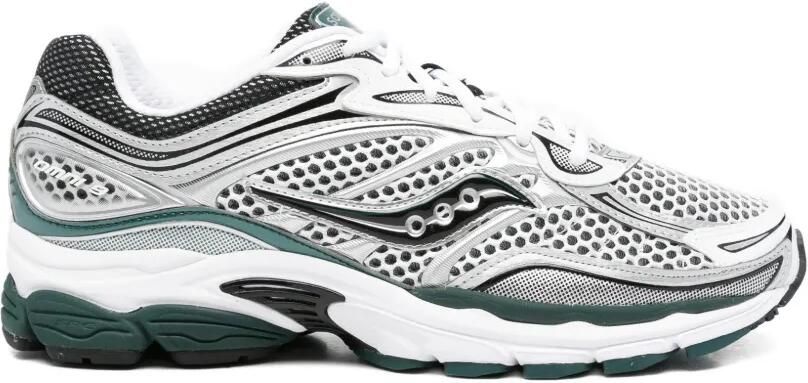 Saucony Progrid Omni 9 geperforeerde sneakers Zilver