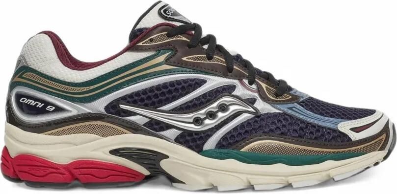 Saucony Progrid Omni 9 lace-up sneakers Blauw