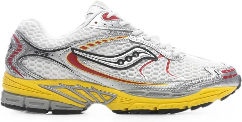 Saucony ProGrid Ride 1 low-top sneakers met mesh vlakken Wit