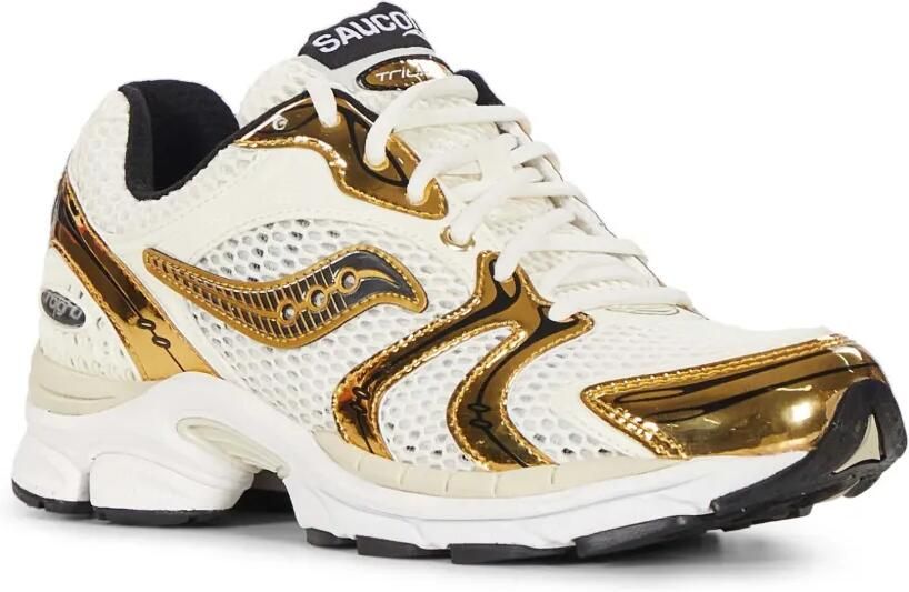 Saucony ProGrid Triumph 4 mesh sneakers met metallic-effect Wit - Foto 2