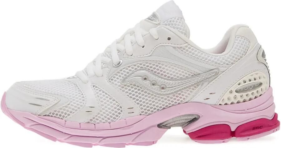 Saucony Progrid Triumph 4 sneakers met mesh vlakken Wit