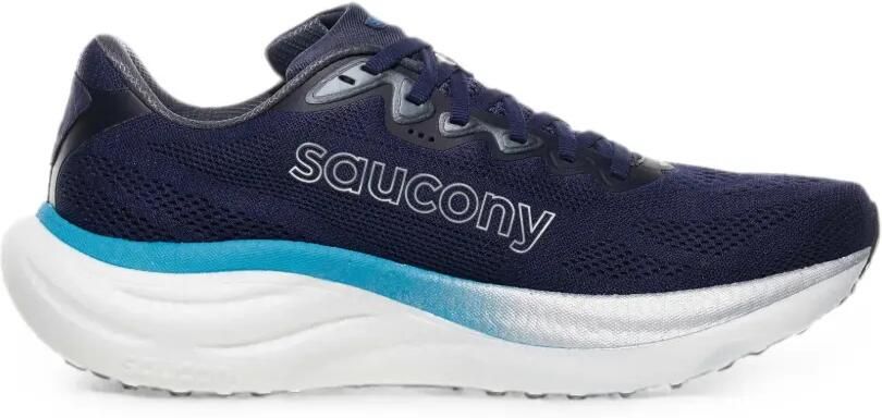 Saucony Ride 19 mesh sneakers Blauw
