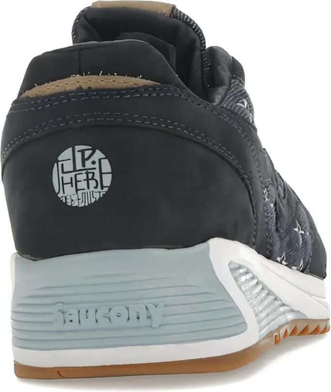 Saucony x Up There Grid 8000 Sashiko sneakers Blauw