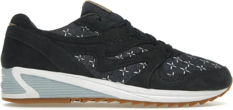 Saucony x Up There Grid 8000 Sashiko sneakers Blauw - Foto 2