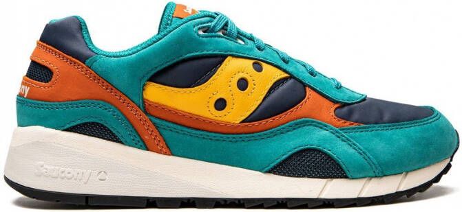 Saucony Shadow 6000 low-top sneakers Groen