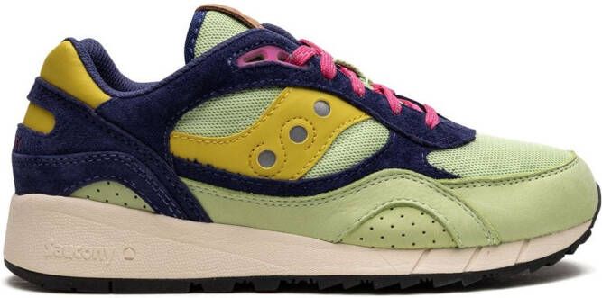 Saucony Shadow 6000 low-top sneakers Groen