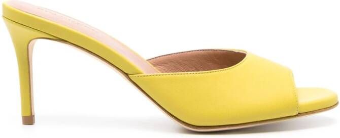 Scarosso 75mm Lohan leather mules Groen