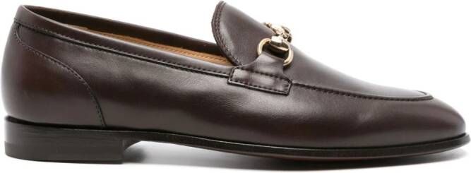 Scarosso Alessandra leren loafers Bruin