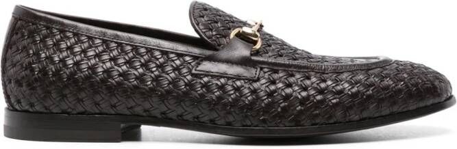 Scarosso Alessandro leren loafers Bruin