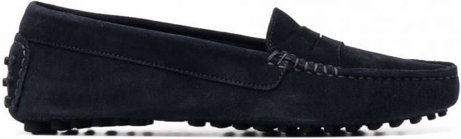 Scarosso Ashley suède loafers Blauw