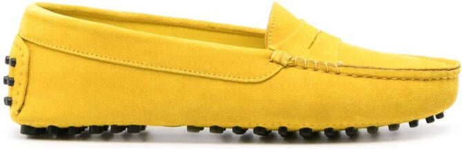 Scarosso Ashley suede loafers Geel