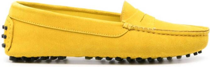 Scarosso Ashley suède loafers Geel