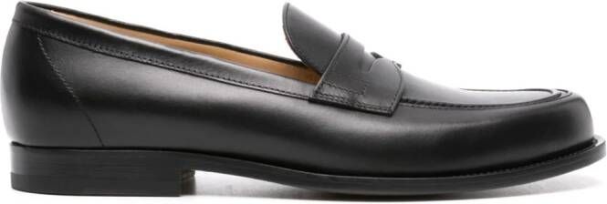 Scarosso Austin leren loafers Zwart