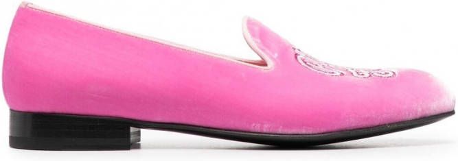 Scarosso Brian Atwood Nolita slippers Roze