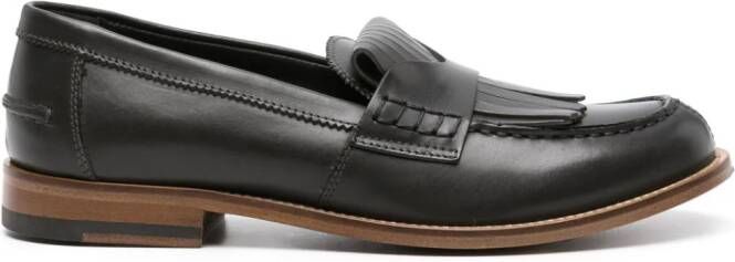 Scarosso Bridget leren loafers Grijs