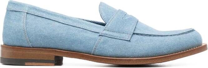 Scarosso Denim loafers Blauw