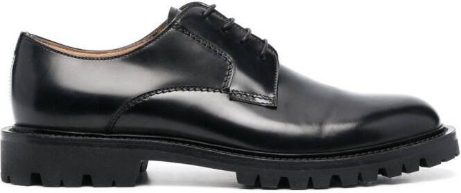 Scarosso Derby schoenen met chunky zool Zwart