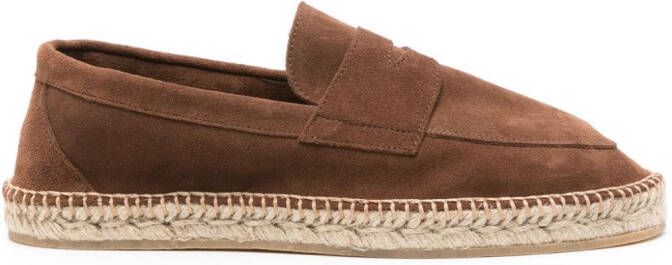 Scarosso Diego suède espadrilles Bruin