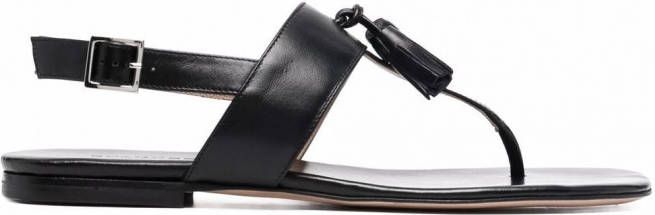 Scarosso Emma sandalen met kwastjes Zwart