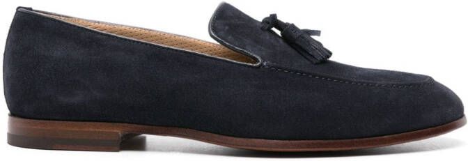 Scarosso Flavio suède loafers Blauw