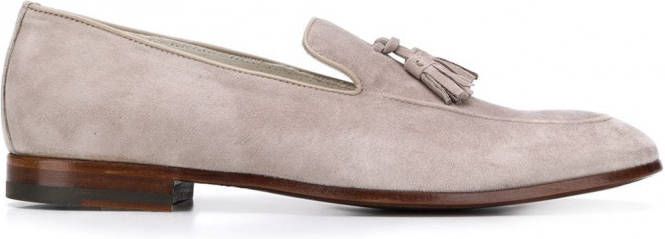 Scarosso Flaviola loafers met kwastje Grijs