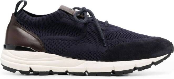 Scarosso Gebreide sneakers Blauw