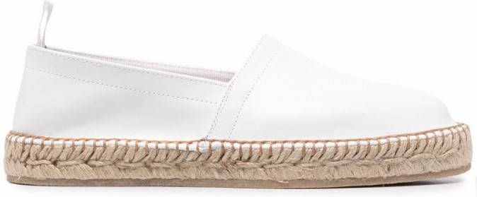 Scarosso Gevlochten espadrilles Wit