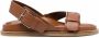 Scarosso Hailey sandalen met gesp Bruin - Thumbnail 1