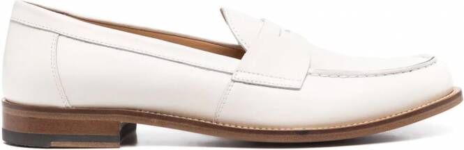 Scarosso Harper leren loafers Wit