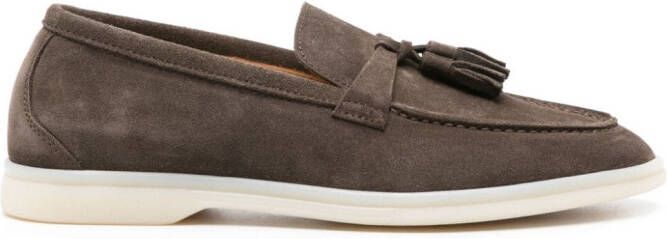 Scarosso Leandra suede loafers Bruin