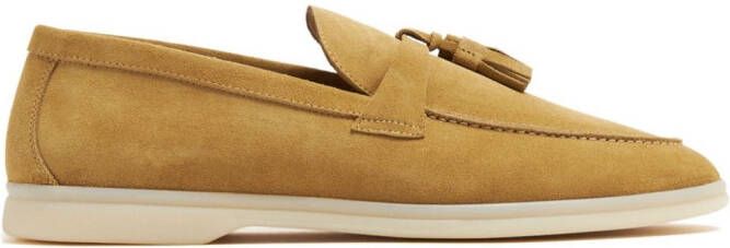 Scarosso Leandro suède loafers Beige