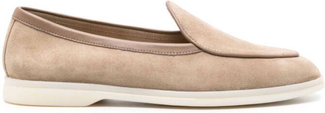 Scarosso Livio suede loafers Beige