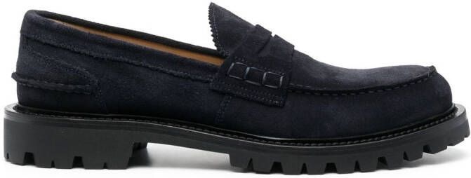 Scarosso Loafers met chunky zool Blauw