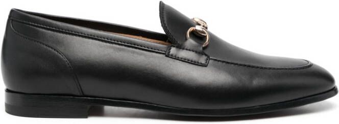 Scarosso Loafers met gesp Zwart