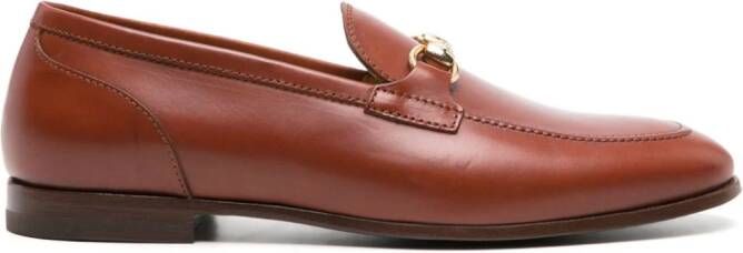 Scarosso Loafers met horsebit Bruin