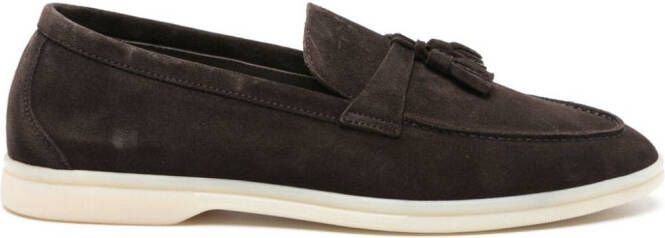 Scarosso Loafers met kwastjes Bruin