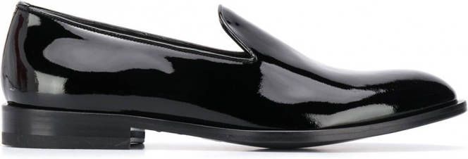 Scarosso Loafers met laklaag Zwart