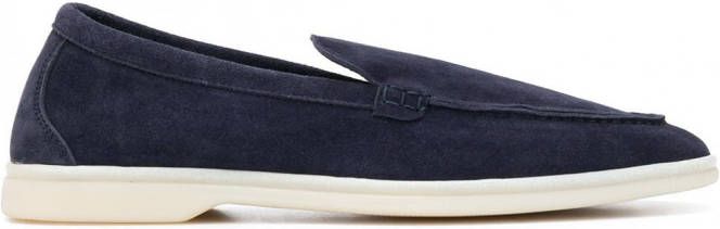 Scarosso Loafers met ronde neus Blauw