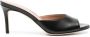 Scarosso 75 mm Lohan leren sandalen Zwart - Thumbnail 1