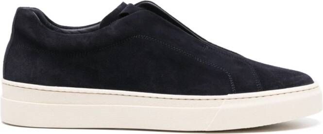 Scarosso Luca suède sneakers Blauw