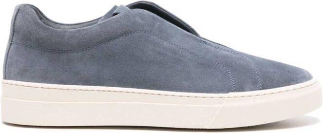 Scarosso Luca suède sneakers Blauw