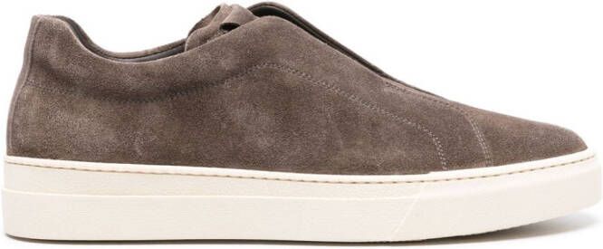 Scarosso Luca suède sneakers Bruin