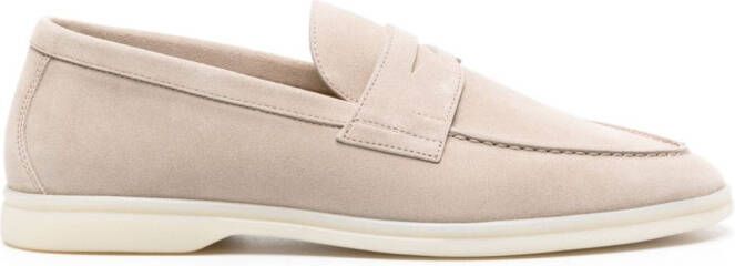Scarosso Luciano suede loafers Beige