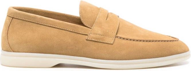 Scarosso Luciano suede loafers Beige