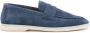 Scarosso Luciano suède penny loafers Blauw - Thumbnail 1